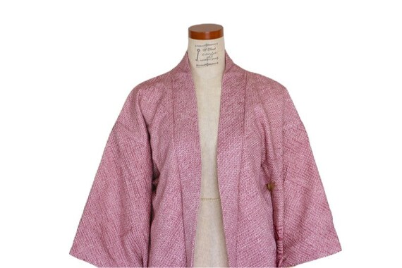 2072 Vintage Japanese kimono Jacket /// Purple Si… - image 5