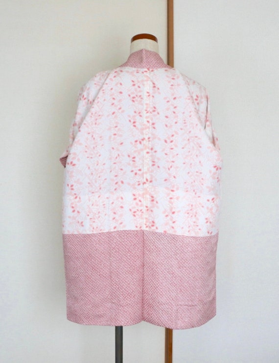 2030 Vintage Japanese kimono Jacket /// Pink silk… - image 10