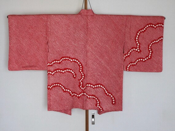 Vintage Japanese Kimono /// Kimono, Red Kimono, Vi