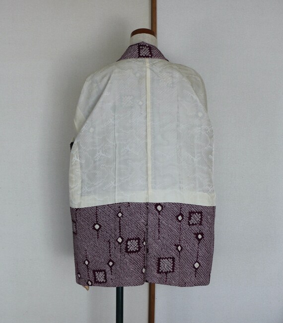 21-104 Vintage Japanese kimono Jacket /// Purple … - image 10