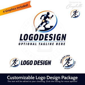 Customizable Logo - Sports Medicine Logo - Physical Therapy Logo - Sports Training Logo - Customized by the artist for you!