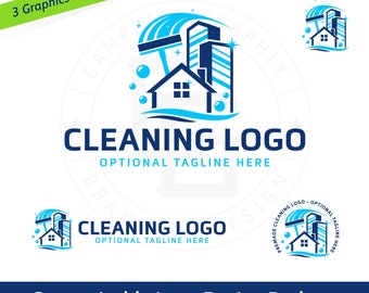 Putzen Logo - Personalisiert von der Künstlerin für Dich! - Hygiene-Logo - Haushalts-Reinigungs-Logo - Geschäfts-Reinigungs-Logo