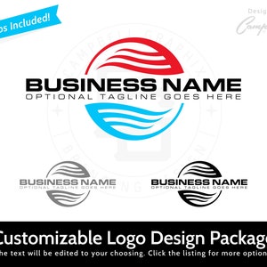 Heating Logo - Customized by the artist for you! - HVAC Logo - Cooling Logo