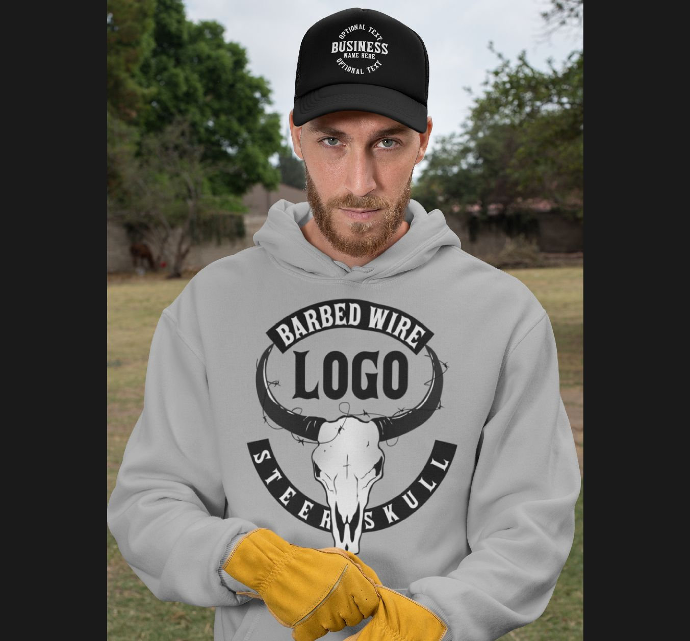 Customizable Logo Ranch Logo Steer Logo Bull Logo Skull Logo Customized ...