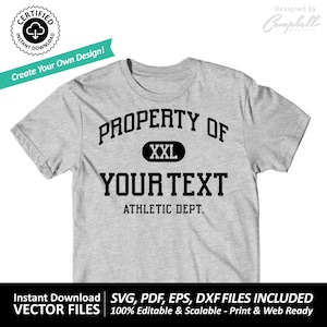 シャツデザインSVGのプロパティ：DIYカスタマイズ可能なデザインテンプレート（即時ダウンロード、Cricut、シルエット、ベクターファイル）