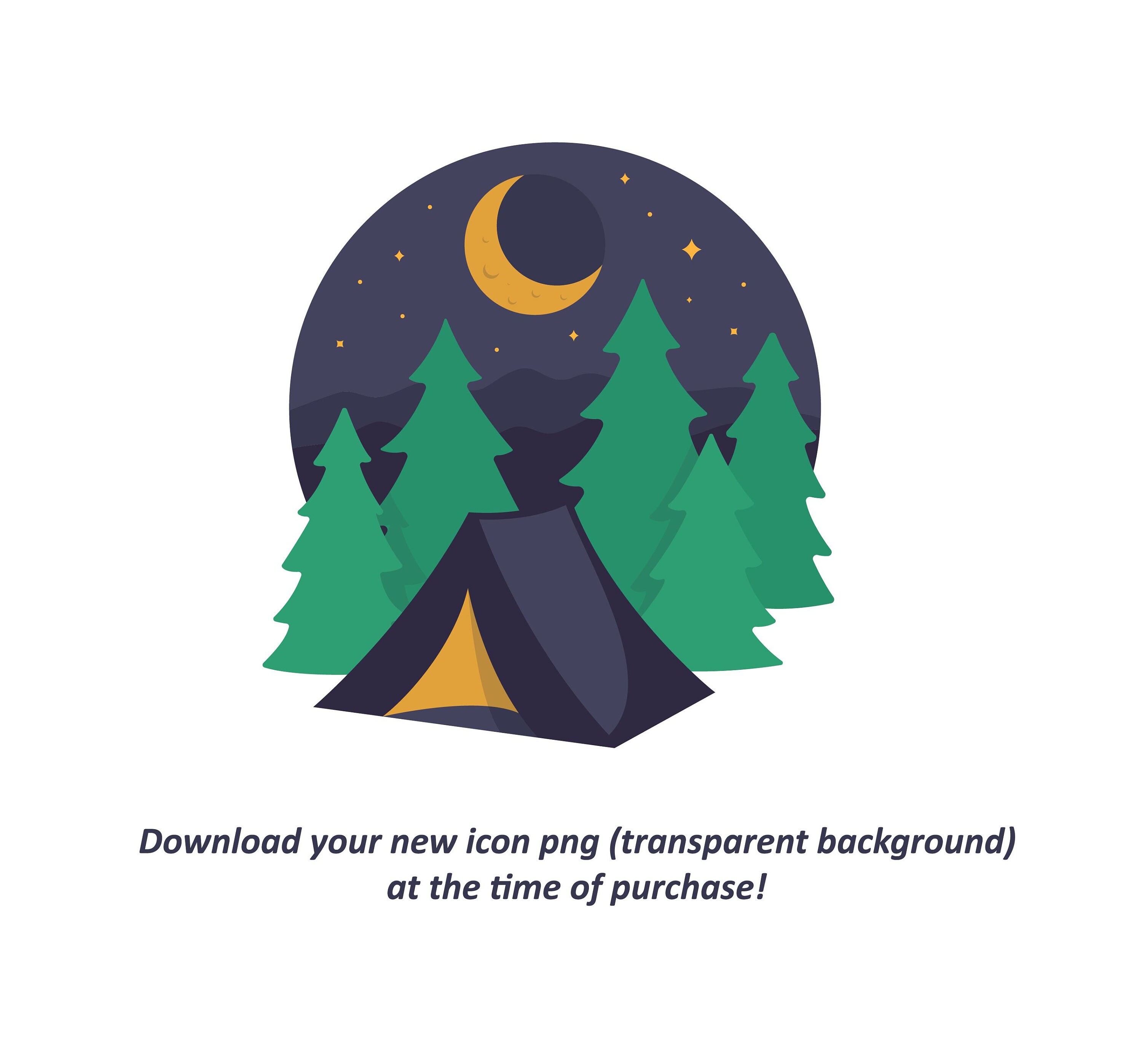 Premade Logo Camping Logo Branding Kit Etsy