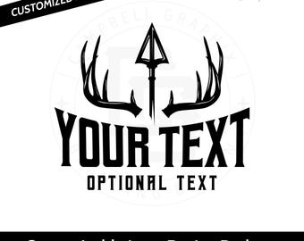 Diseño de logotipo de caza personalizable: Personalizado por el artista para ti.