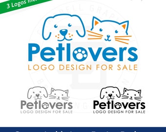 Customizable Pet Logo Design: Personalized by the Artist for You