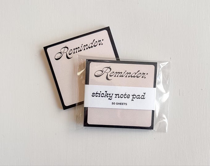 Reminder Post-it Notes | Sticky Notes, Notepad, Stationery, Memo Pad ...