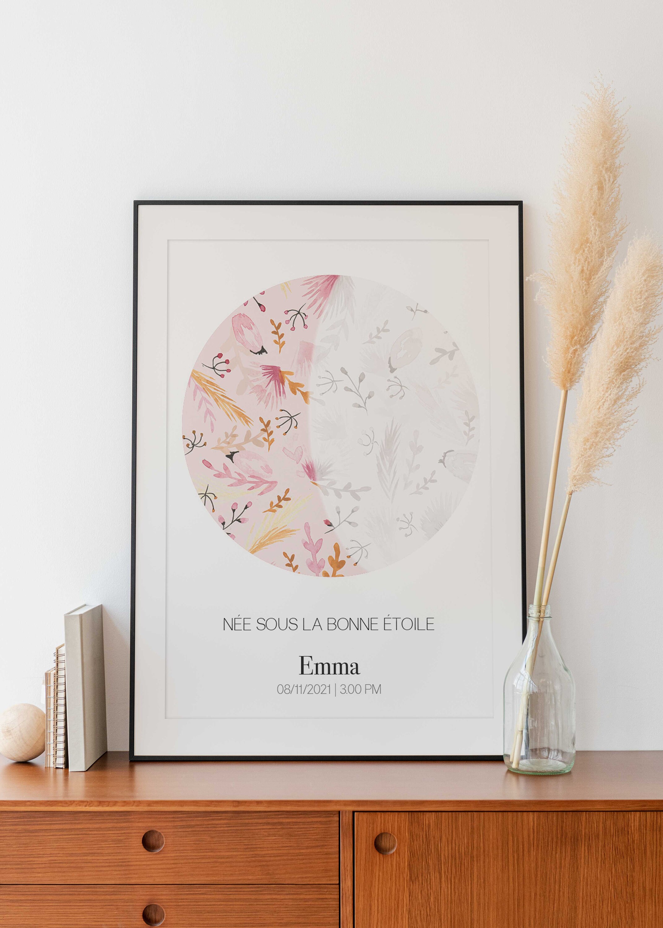 Poster Phase Lunaire de Votre Jour