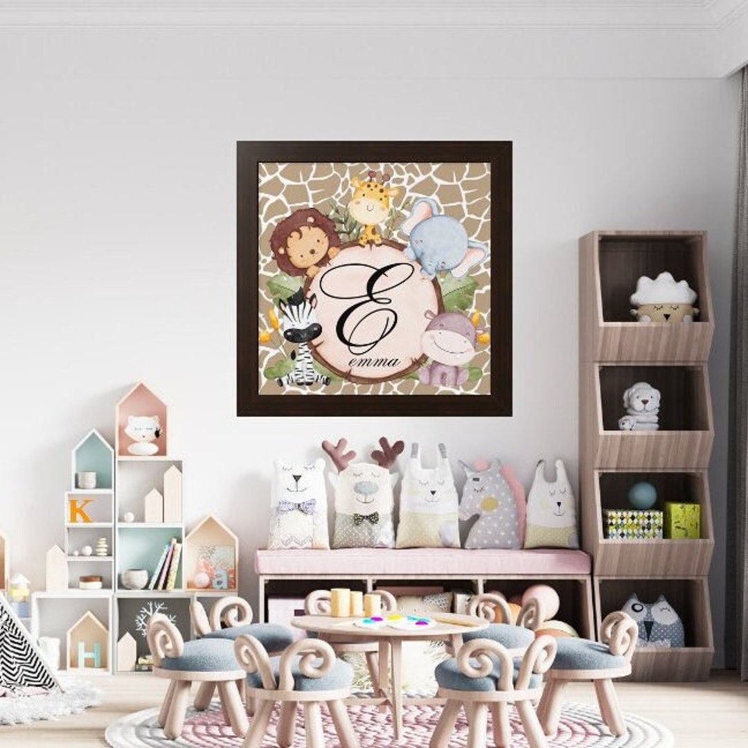 Adorable Nursery Framed Artwork Perfect for Adding a Touch Etsy