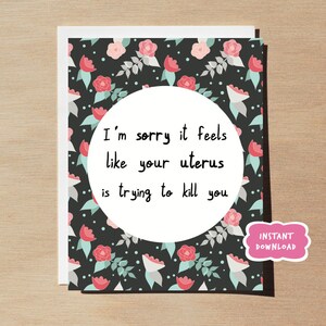 Uterus Card PRINTABLE