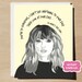 Taylor Swift Card PRINTABLE | Etsy