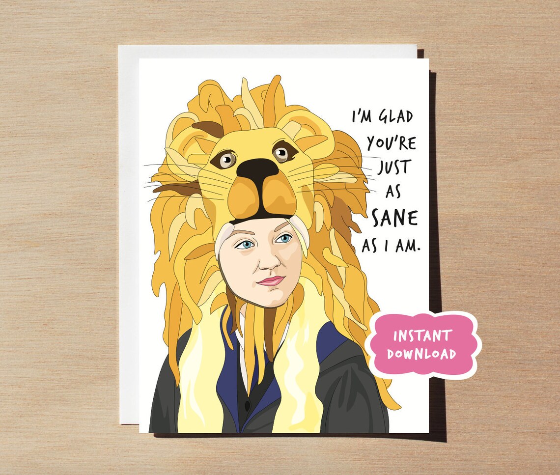 Luna Lovegood PRINTABLE | Etsy