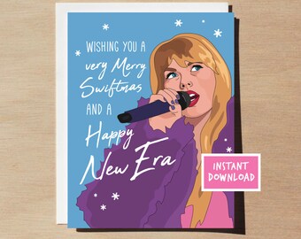 Taylor swift Eras Christmas Card
