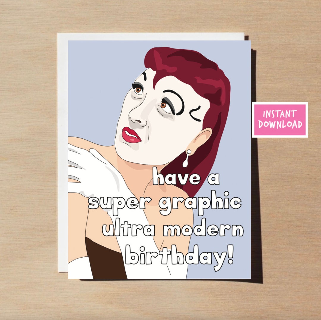 Chappell Roan Birthday Card PRINTABLE - Etsy