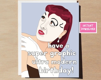Chappell Roan Birthday Card PRINTABLE