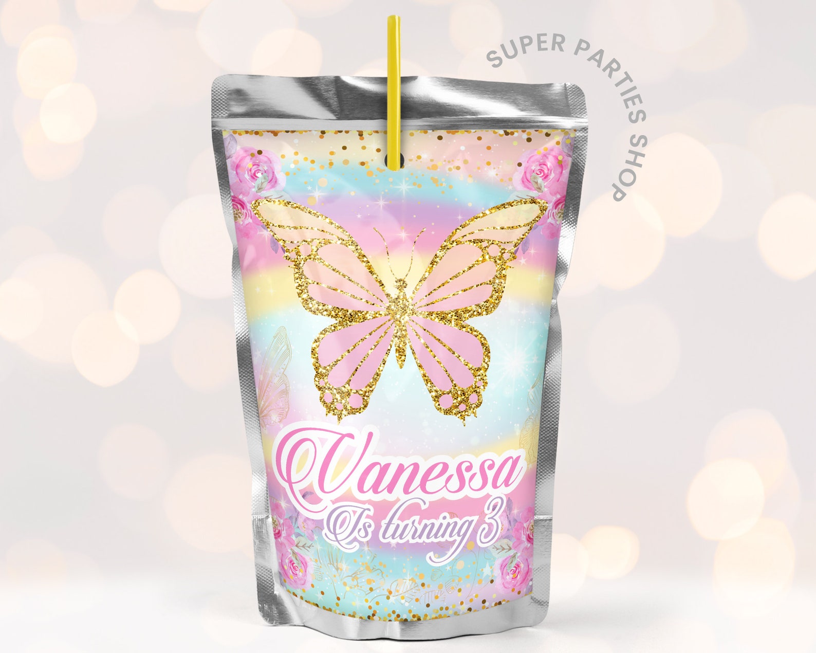 Butterfly Party Kit Printable Snack Treat Butterfly Bundle Etsy