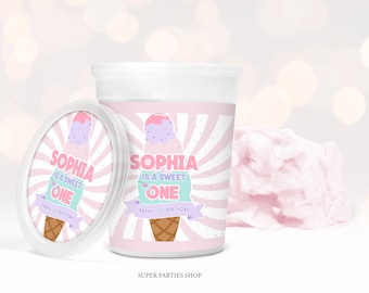 Ice Cream Cotton Candy LAbel Label Printable, Snack Treat , Ice Cream Birthday, Ice Cream Label, Candy Bags Wrapper,Sparkles  DIGITAL 0002