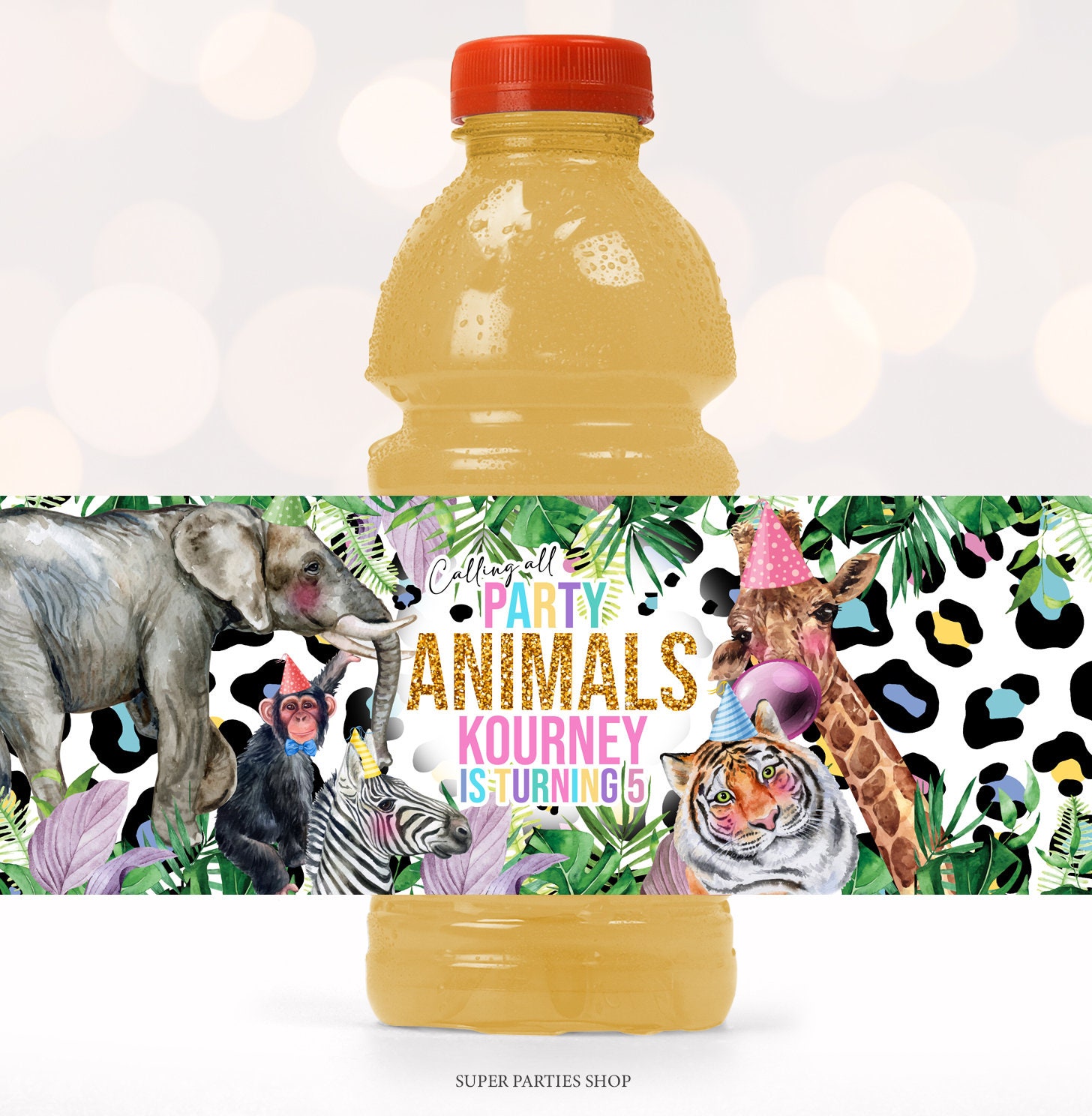 Drink with elephant on the label