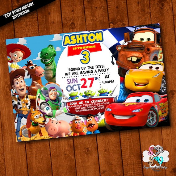 toy story and cars