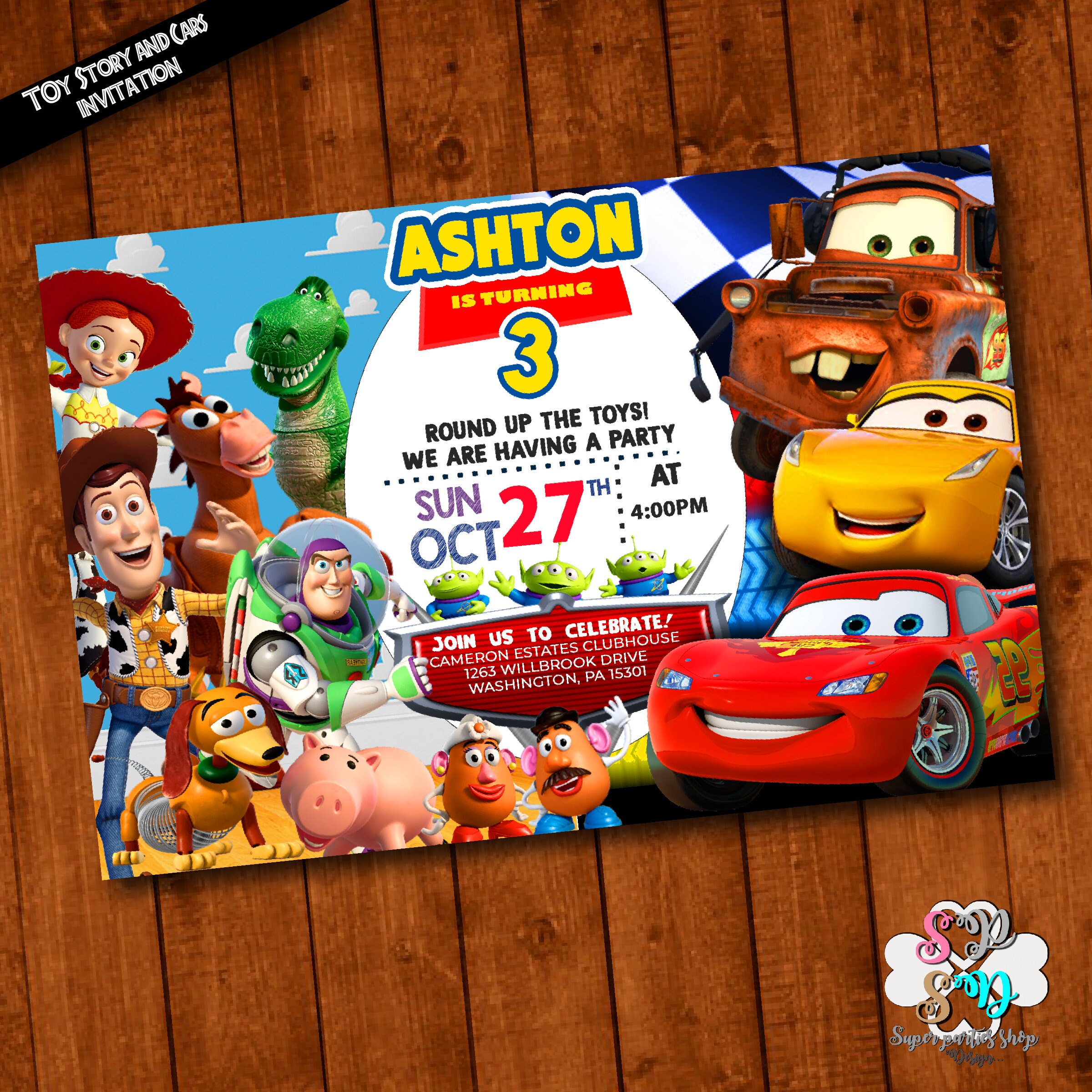 toy story and cars