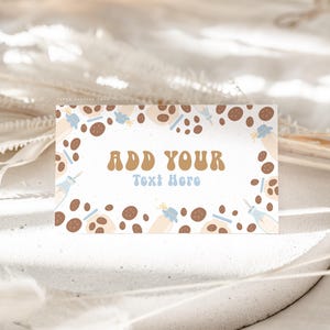 Cookie & Milk Food Sign Label Editable, Treat Box Labels, Cholcolate Chip Birthday, Cookie Baby Shower,Cookie Food Label, Corjl