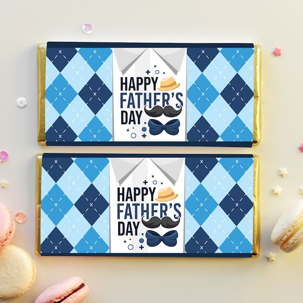 Father's Day Candy Bar Wrapper, Father Day Snack bar, Happy Fathers Day Favor label, Black custom favor, Digital files, Instant Download