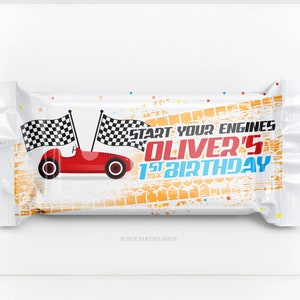 Race Cars Party Kit Bundle Printable, Snack Treat, Roadster Birthday ...