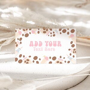 Cookie & Milk Food Sign Label Editable, Treat Box Labels, Cholcolate Chip Birthday, Cookie Baby Shower,Cookie Food Label, Corjl