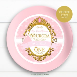 Princess Plate Labels Printable Princess Baby Shower Favor Printable ...