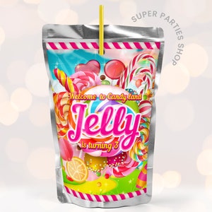 Sweet Caprisun Labels Printable, Sweet Party Favors, Sweet One Juice Pouches, Two Sweet Celebration, Sweet One Birthday, Kids Birthday Party