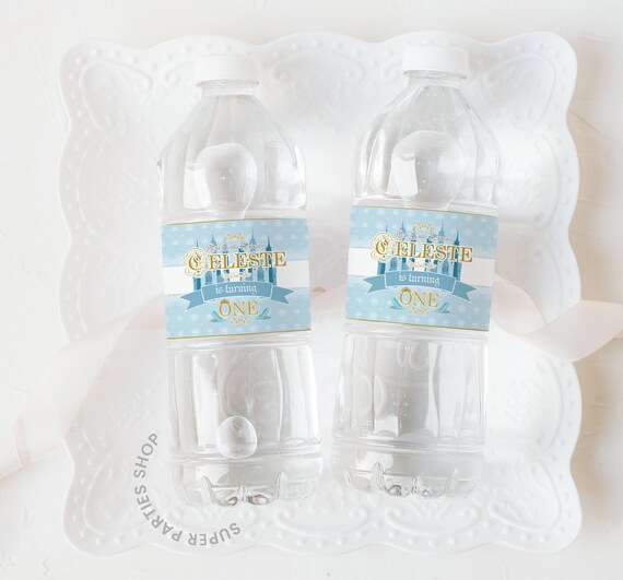 Princess Water Bottle Labels Printable Princess Baby Shower - Etsy