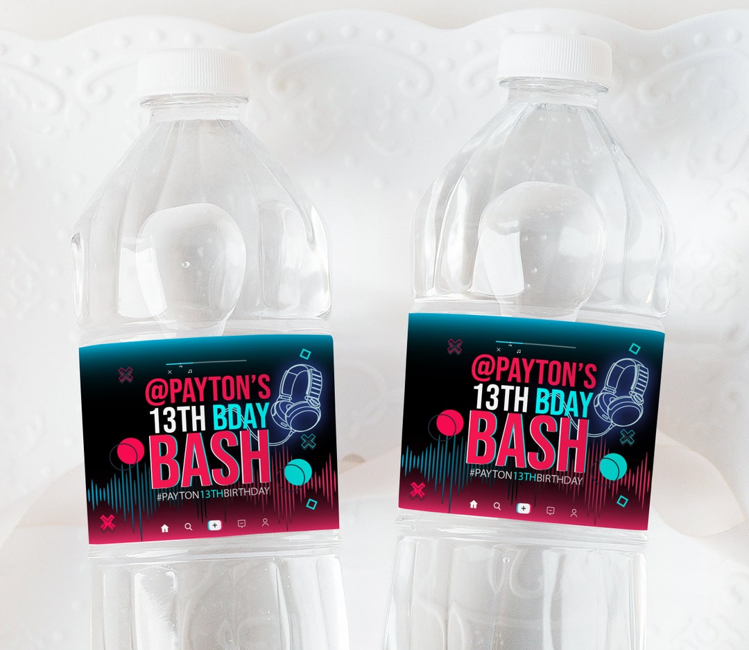 Music WATER BOTTLE LABEL Printable Music Decoration Music - Etsy