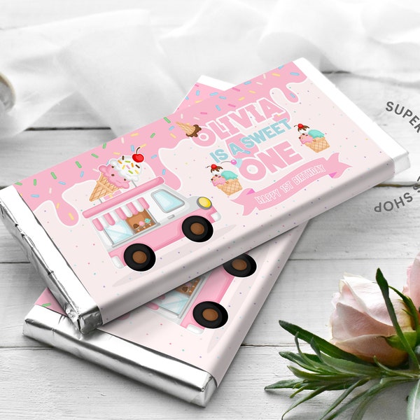 Ice Cream Bar Wrapper Etsy