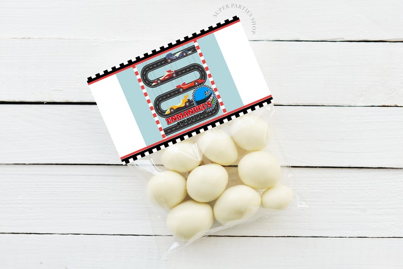 Race Cars Party Kit Bundle Printable Snack Treat Roadster | Etsy