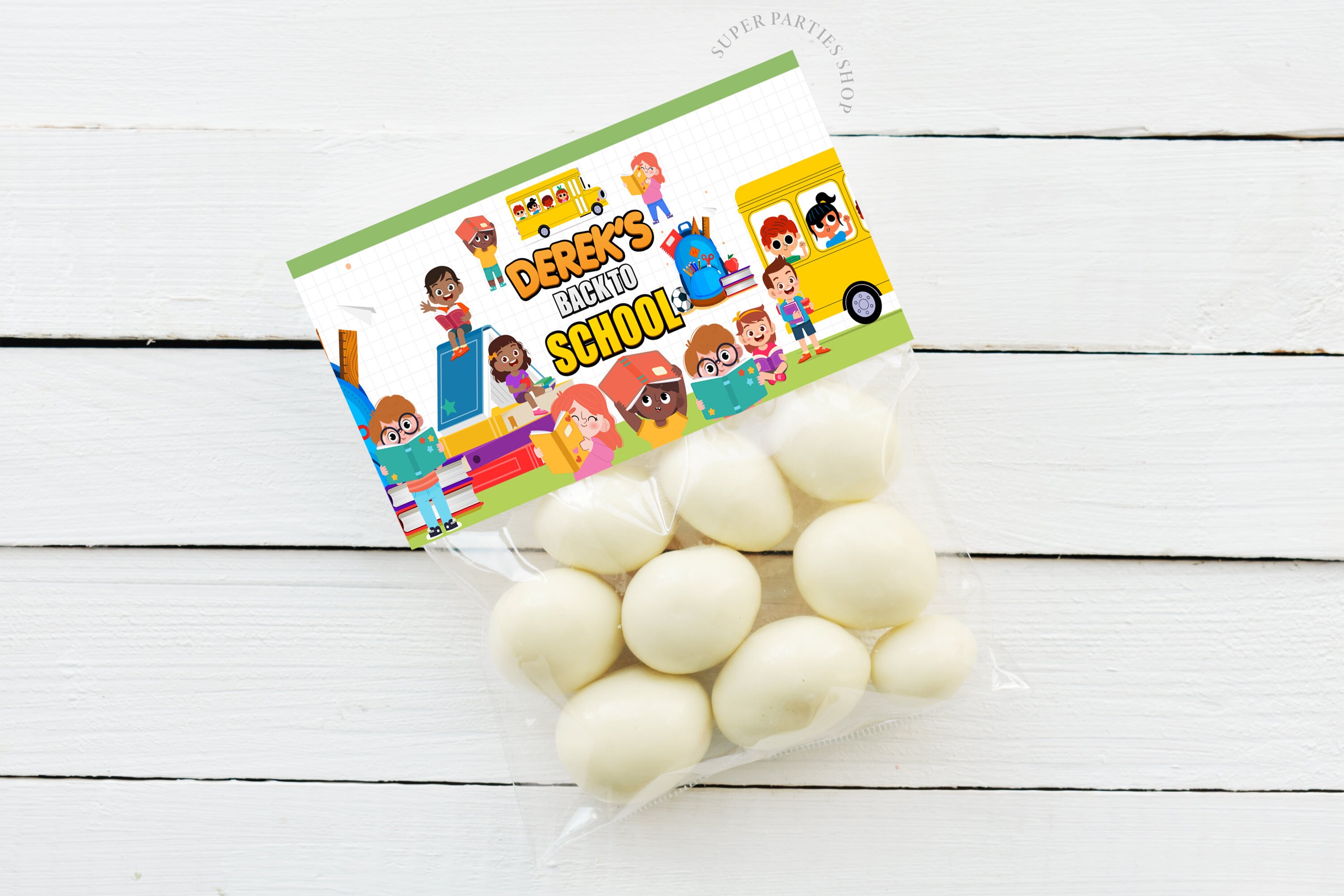 Back to school Candy Bag Topper Labels Printable Custom Candy Etsy