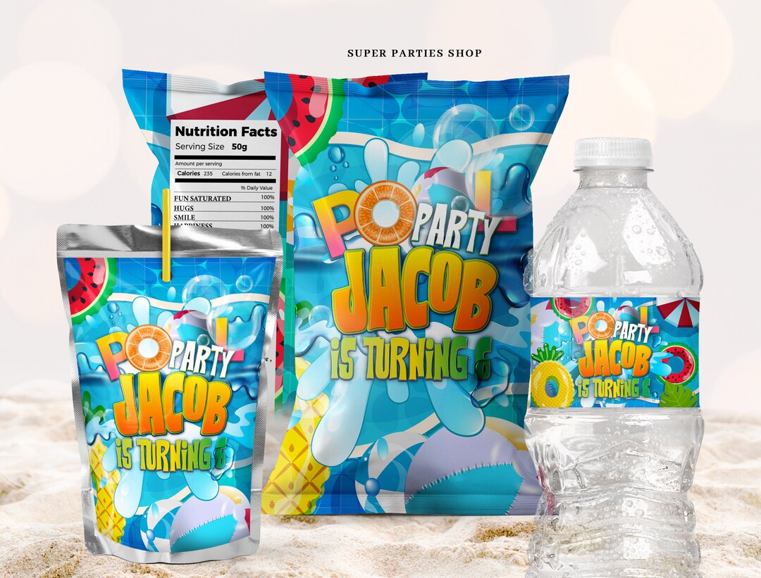 Pool Party Pack Pool Party Printable Bundle Kit Party Swimming Pool Birthday - Etsy