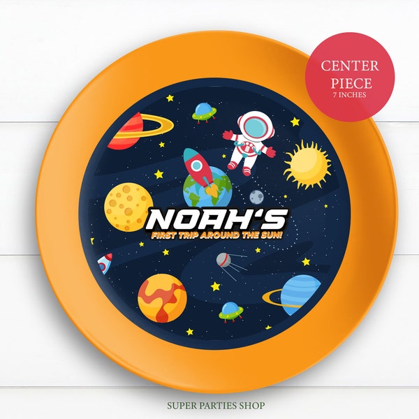 Space Round Label Printable - Astronaut Birthday - CenterPiece - Galaxy Favor decor - Space Birthday - Outer Space Plate DIGITAL ONLY 0010