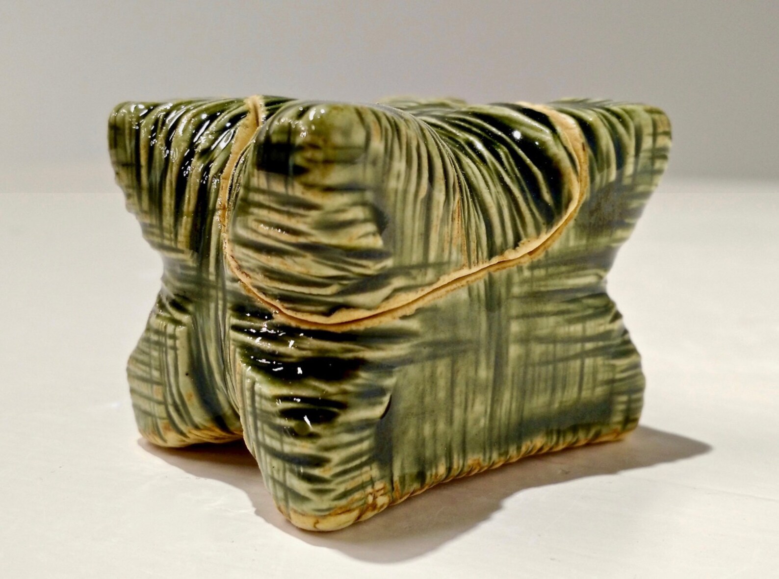 Green Ceramic Box Ceramic Puzzle Box Ceramic Trinket Box Handmade Ring