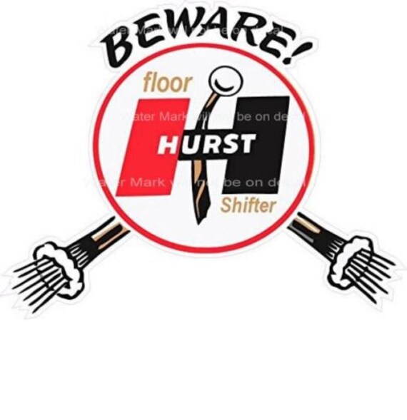 Beware Hurst Floor Shifter Sticker Decal Etsy