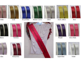 Personalised Sashes any occasion