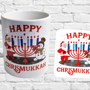 Chrismukkah Mug, Hanukkah, Christmas, Happy Chrismukkah