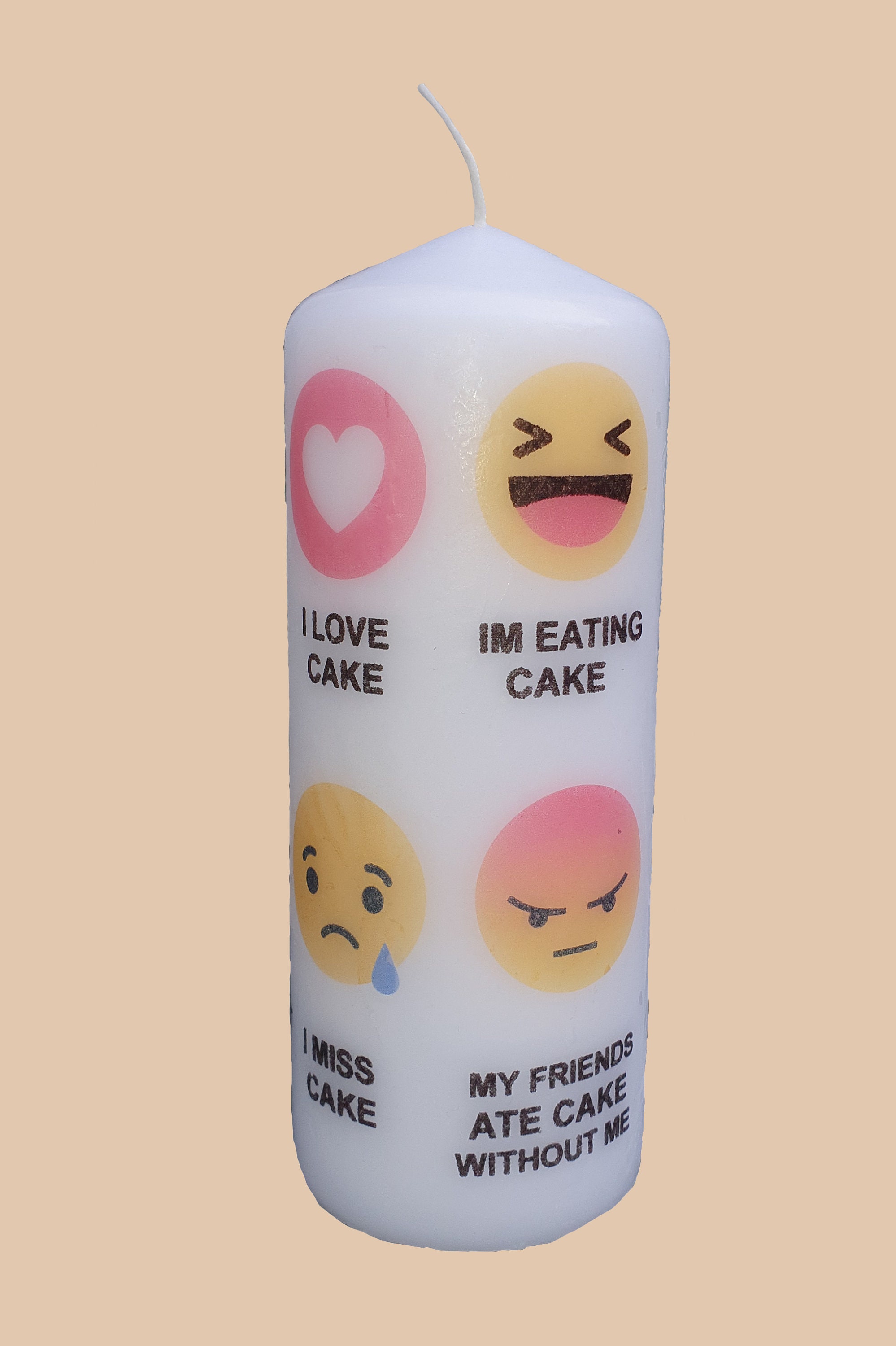 Personalised Emoji Candle for Any Occasion Etsy UK
