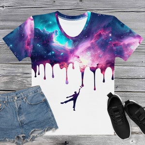 Galaxy Unisex Tee, Astronomy T-shirt, Stargazing Gift, Starry, Celestial, Cosmic, Night Sky Shirt, Space Lover