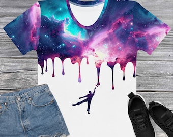 Galaxy Unisex Tee, Astronomy T-shirt, Stargazing Gift, Starry, Celestial, Cosmic, Night Sky Shirt, Space Lover