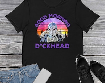 Good Morning D*ckhead, Resident Alien t-shirt Vintage Design, Alien UFO Alan Tudyk Shirt, Science Fiction Lovers Tee, Harry Vanderspeigle