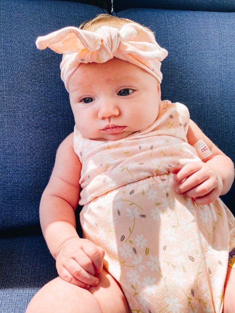 Baby Girl Romper Floral Bodysuit Baby Girl Coming Home Etsy