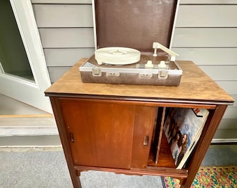 Vintage - 1960's- Mid Century - Cabinet - Record Cabinet -Credenza