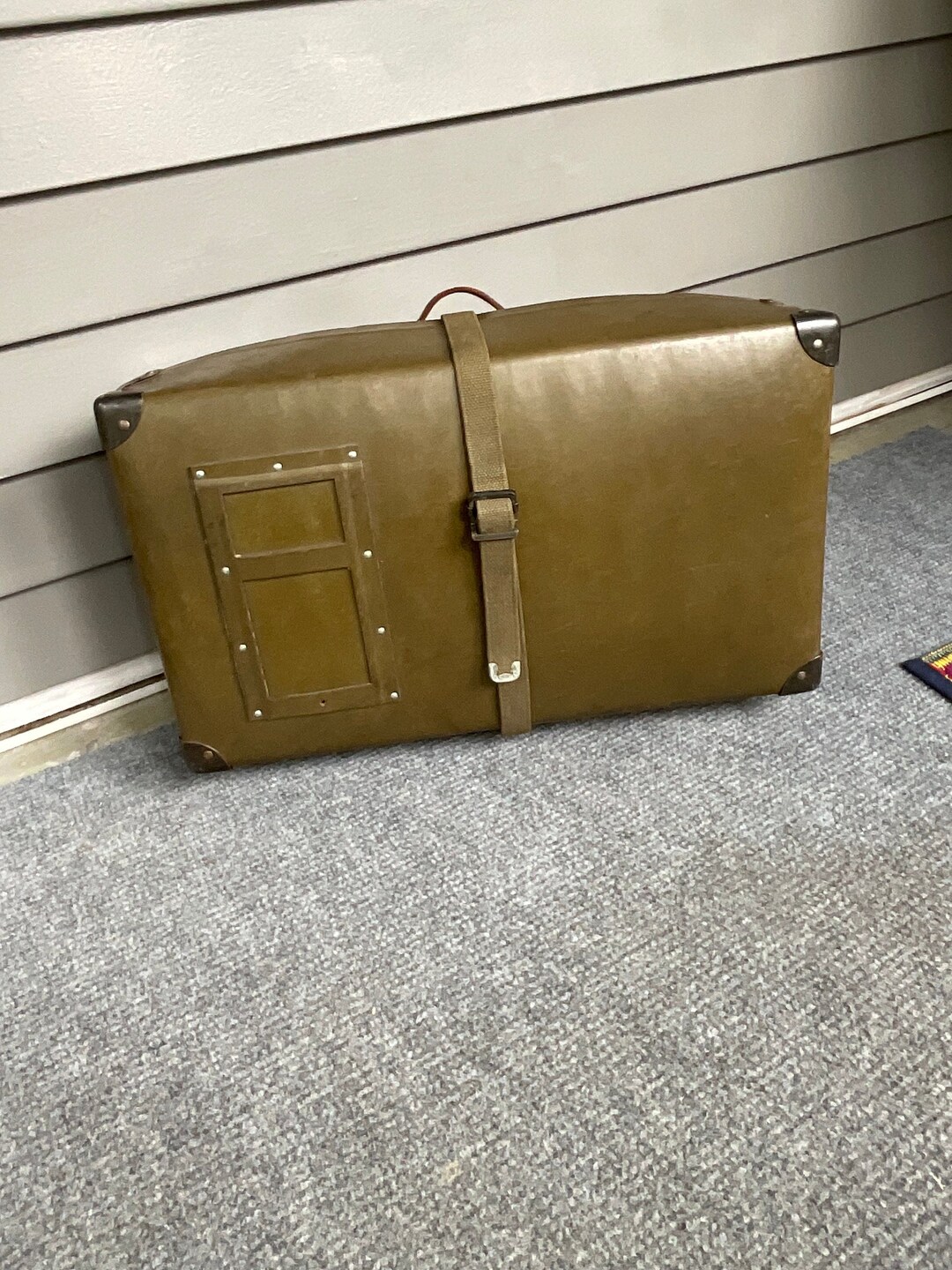 Vintage Army Suitcase/storage Box/trunk Etsy